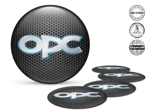 Opel Adesivi Silicone Logo Emblemi Ruota Alta Qualità